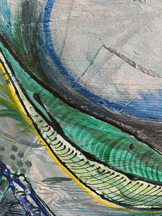 Original Artwork by Alda Hubbard 'Lorne Backyard'