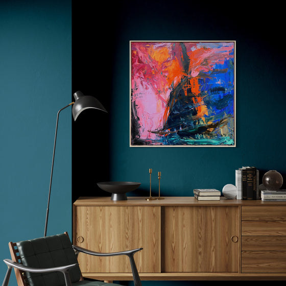 Original artwork by Dwayne Hutton 'The hearts Mysterious'