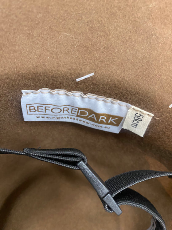 After Dark Brown Felt Hat M/L