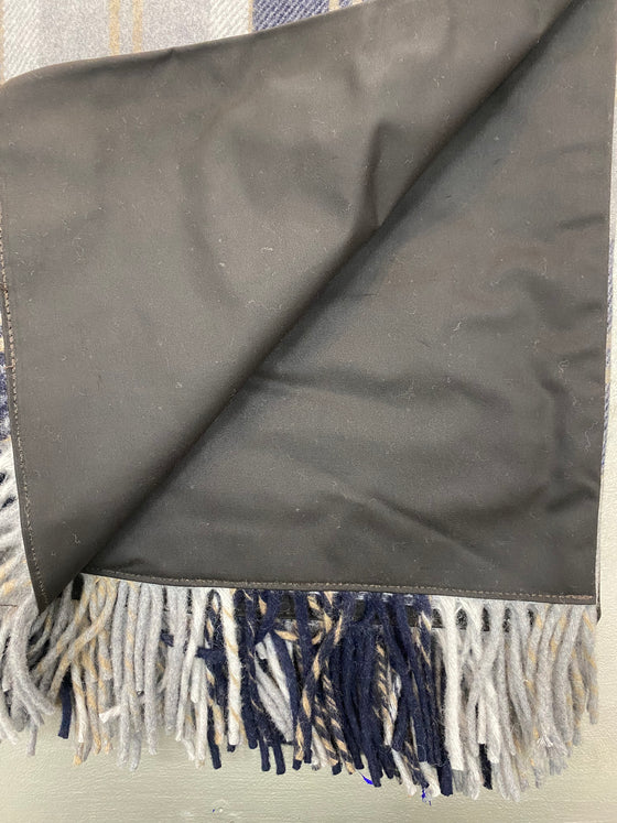 Grampians Goods & Co Recycled Wool Picnic Blanket Navy