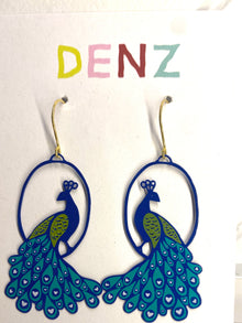  Denz Peacock Earrings