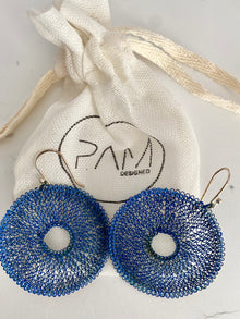  Pam Designed Blue Moon Earrings
