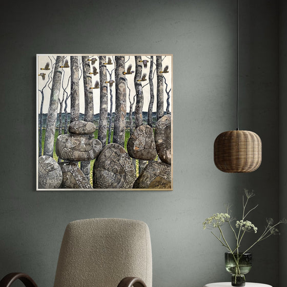 Original artwork by Irene Majer 'Contemplating'