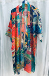 Artist Label Kimono 'Hawaiian Flora'