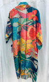 Artist Label Kimono 'Hawaiian Flora'