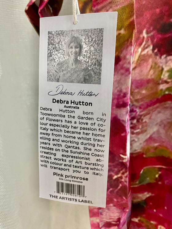 Artist Label Kimono 'Pink Primrose'