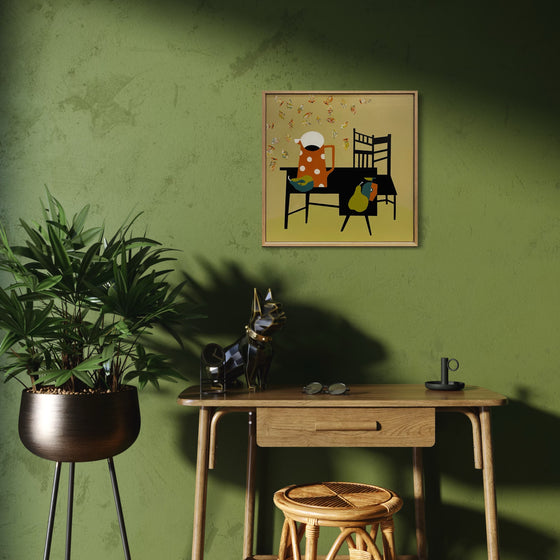 Original artwork by Helen Durant 'In Good Company'