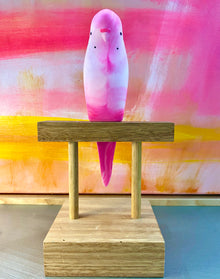  Pete Cromer Resin Budgie Pinky