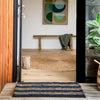 Zebra Jones Stripe Jute Oversized Mat