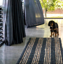  Zebra Jones Stripe Jute 3mtr Runner
