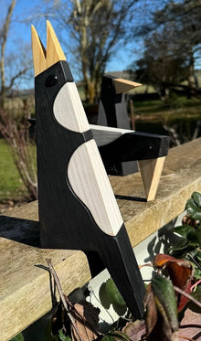  Steve Innes hand made wooden Magpie Warbler