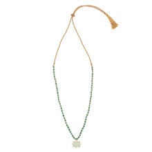  Rubyteva Aqua Chalcedony & Green Aventurine Kasbah necklace