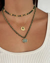 Rubyteva Aqua Chalcedony & Green Aventurine Kasbah necklace
