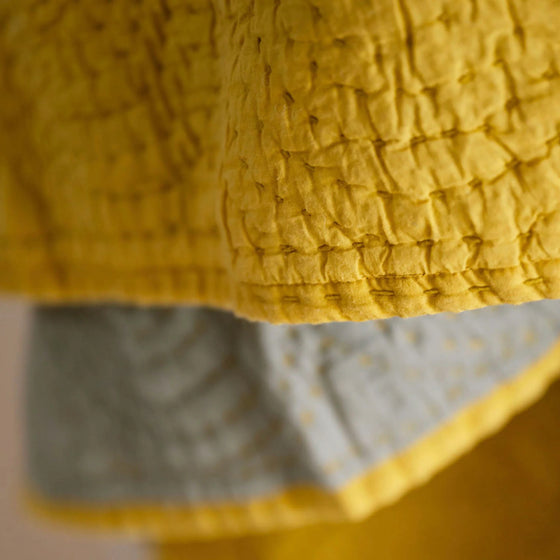 Kantha Blanket Citrine