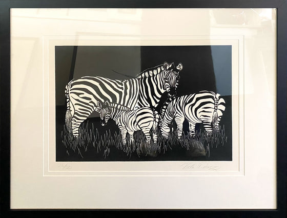 Original Artwork by Vida Pearson 'Zebras'