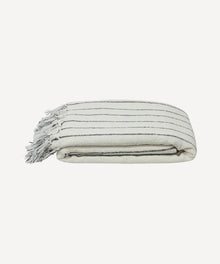  French Country Linen Striped Bed Cover