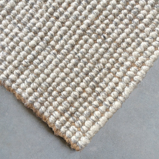 Zebra Carter Wool & Jute Oversized Mat