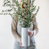 Flax Vase Snow