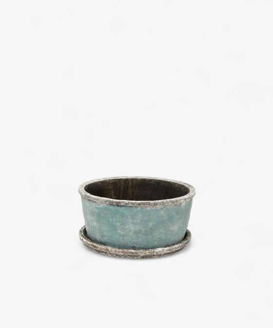 French Country Blue Planter Small