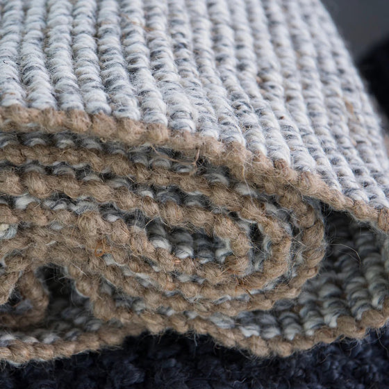 Zebra Carter Wool & Jute Runner 3mtrs