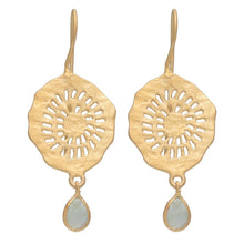  Rubyteva Prehnite Johari earrings