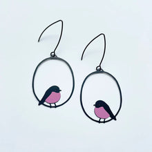  Denz Earrings Pink Robin