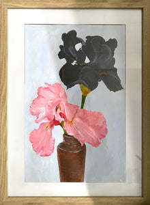  Original Artwork by Vicky Thursfield 'Pair of Irises'