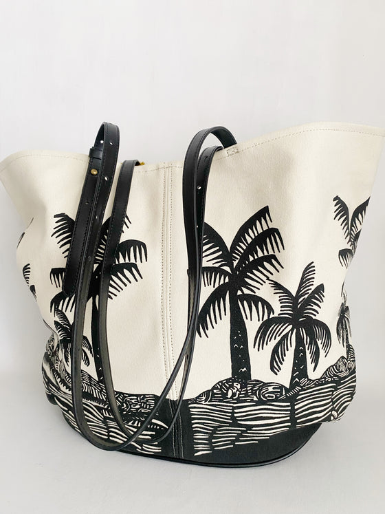 Inoui Editions Palm Tree Shopping Bag