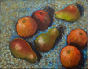 Original Artwork by Jane Curtis 'Fruit in Space'