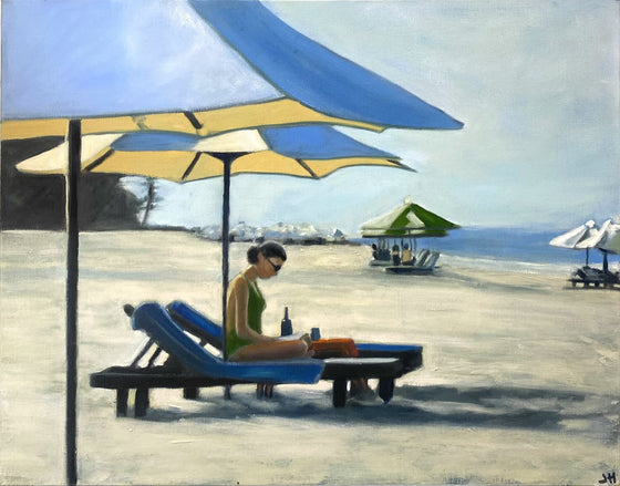 Original Artwork by Julie Hobbs 'Alone on Ang Bang Beach'