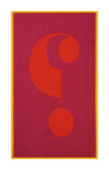 Lateral Question Red Beach Towel