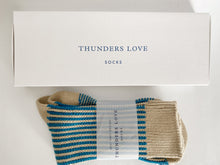  Thunders Love Socks Teal Stripe