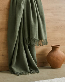  Nevis Woollen Throw Green