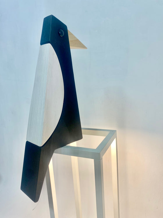 Steve Innes hand made wooden Magpie