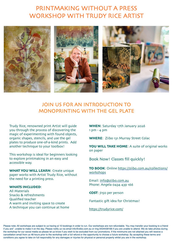 Introduction to Printing without a Press with Trudy Rice Artist